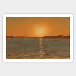 Newfoundland, Cat Head by Frederic Edwin Church Sticker